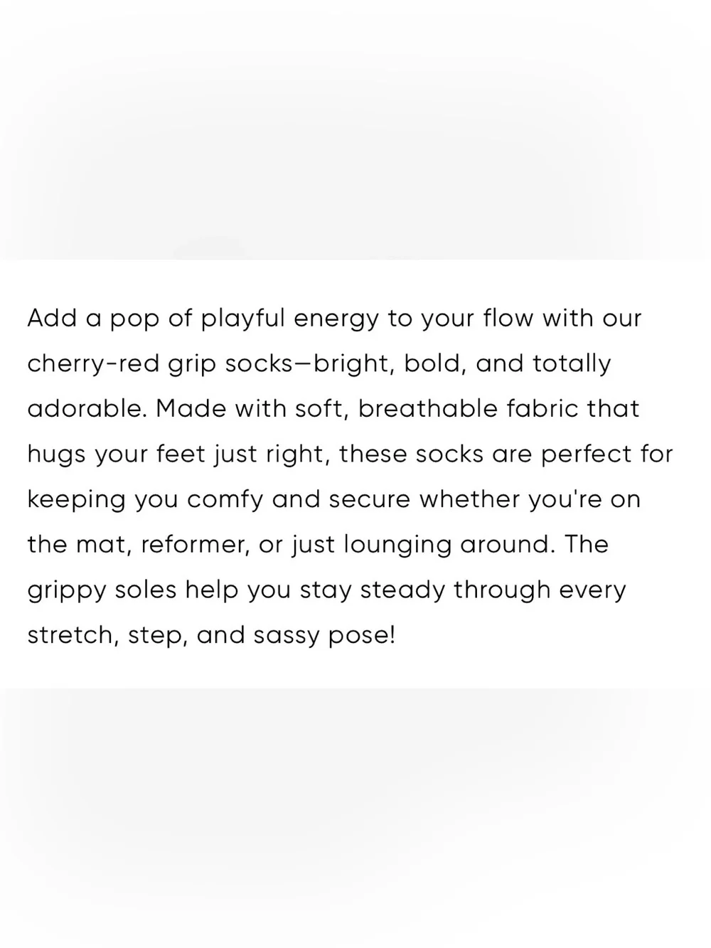 Souls Very Cherry Grip Socks - NWT!